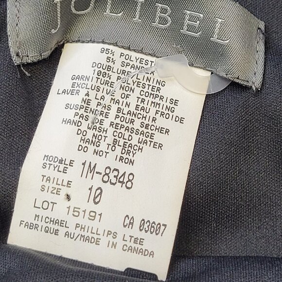 Jolibel Black Strapless Sequin Dress Size 10 - NWOT - Picture 6 of 13